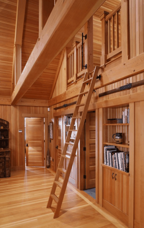 Soppalco in legno per interni